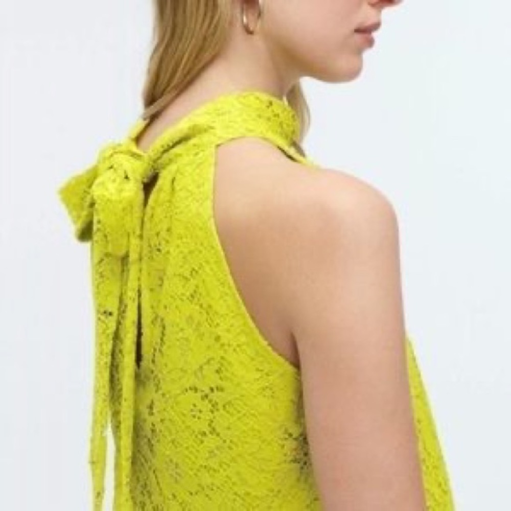 NWT J.Crew Lace Halter Top - Picture 3 of 7
